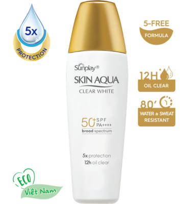 Sữa chống nắng dưỡng da trắng mịn SPF50+, PA++++ Chống nắng, dưỡng da trắng mịn tối ưu. Dùng hàng ngày, dành riêng cho mặt.